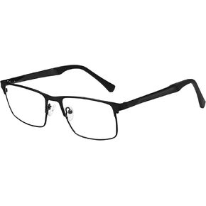 Dollger Blue light Glasses for Men Rectangle Metal Frame Computer Screen Blue light Blocking Eyeglasses in Kuwait