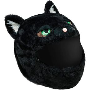Moto Loot Helmet Cover for Motorcycle Helmet, Fun Rides and Gifts (Cover Only. Helmet Not Included) - Cat