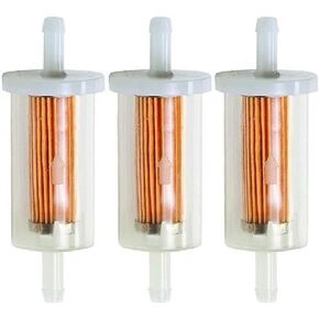 695666 Fuel Filter for Briggs and Stratton 845125 691035 493629 5065 5065D 5065K MTD Craftsman Troy Bilt JohnD D100 D105 D110 Lawn Mower Tractor Parts for 1/4" I.D. Fuel Line