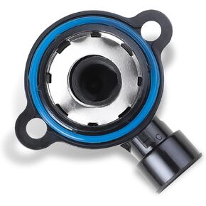 1 PC Automotive Throttle Position Sensor, 2.04" x 2.12" TPS Sensor Accessories, Original Standard Replacement Parts 17123852 17106809, Compatible with Chevrolet Daewoo Models (Black)