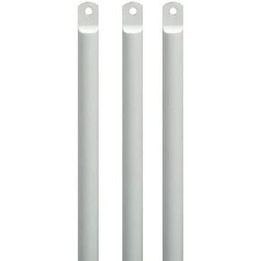 12 Inch Long Window Mini Blind Tilt Wand Rod - Venetian Blind White Wands Replacement Rods for Blinds and Shades - No Hook, 3-PK