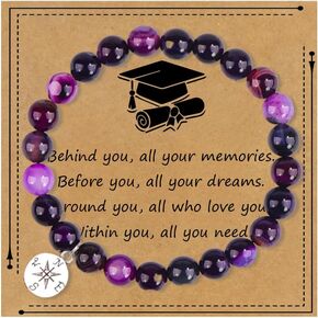Graduation Gifts, Graduation Gifts for Her,Graduation Gifts for Him,College High School Inspirational Graduate Graduation Bracelets Jewelry Gifts Present for Son Daughter Nurse Grandson Teacher Friend