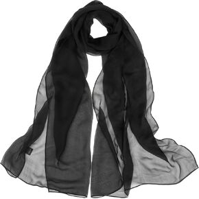 Women Lightweight Scarf Elegant Floral Pattern Sheer Scarfs Shawls Wraps for Spring Summer Season