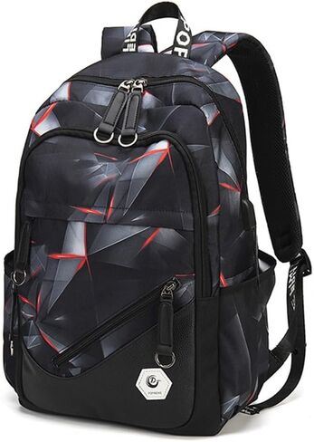 Soccer-Print Boys Backpack for School Kids Bookbag for Elementary School Football School Bag for Teens in Saudi Arabia