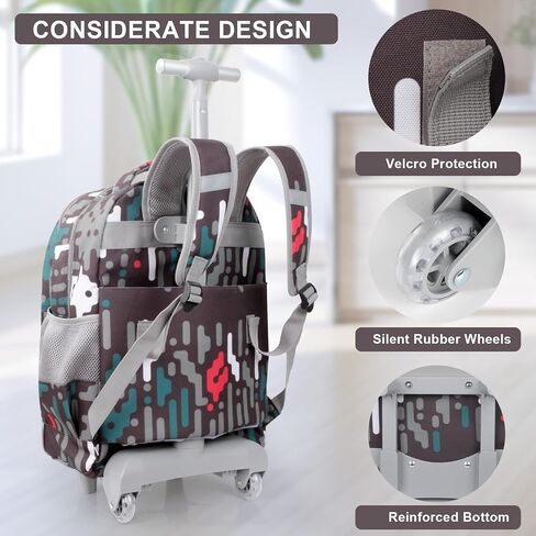 Tilami Rolling Backpack for Boys and Girls,Unicorn in Kuwait
