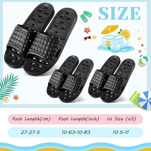 3 Pairs Quick Dry Shower Slippers for Women Men Non-slip Bathroom Flip Slippers for Living Room Gym Pool Beach in Saudi Arabia