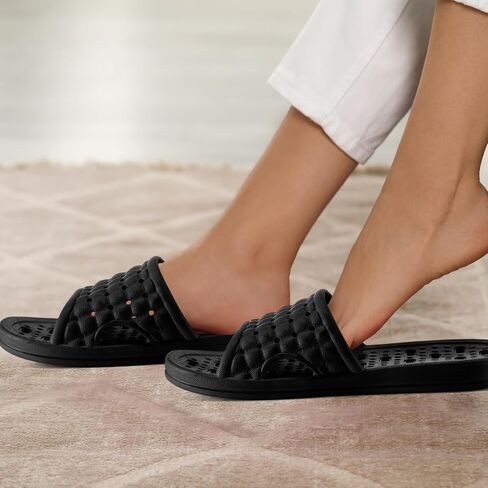 3 Pairs Quick Dry Shower Slippers for Women Men Non-slip Bathroom Flip Slippers for Living Room Gym Pool Beach in Saudi Arabia