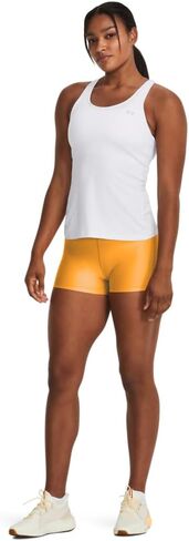 Under Armour Women's HeatGear Armour Mid Rise Shorty, (683) Pink Shock / / White, Medium in Saudi Arabia