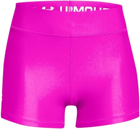 Under Armour Women's HeatGear Armour Mid Rise Shorty, (683) Pink Shock / / White, Medium in Saudi Arabia