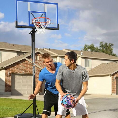 Glow in The Dark Basketball, Glowing PU Leather Basketball, Luminous Training Basketball Size 7 Gift for Men Women, Indoor Outdoor Night Basketball Game in Kuwait