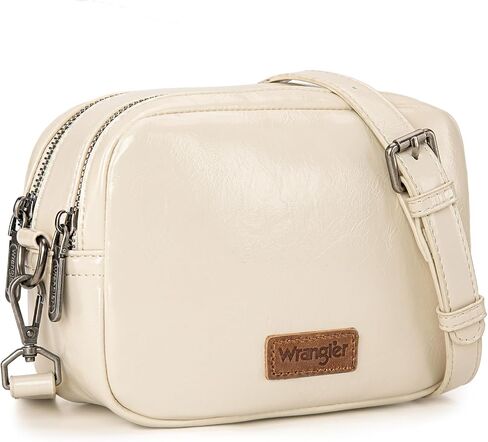 Wrangler Crossbody Bags for Women Shoulder Handbag with Dual Zipper Design in Saudi Arabia