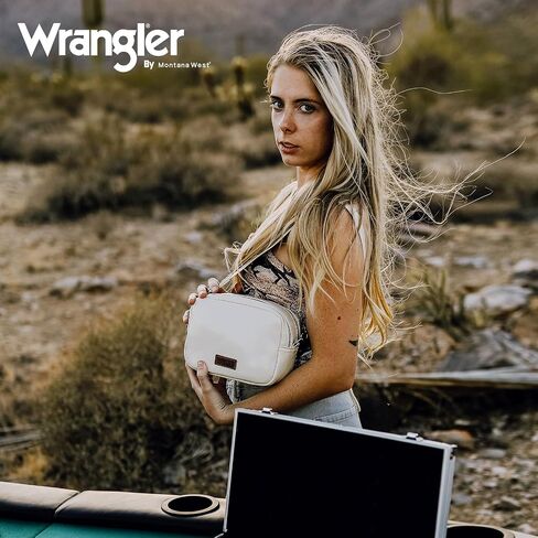 Wrangler Crossbody Bags for Women Shoulder Handbag with Dual Zipper Design in Saudi Arabia