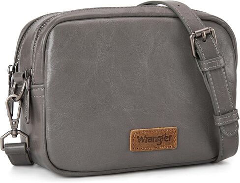 Wrangler Crossbody Bags for Women Shoulder Handbag with Dual Zipper Design in Saudi Arabia