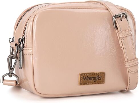 Wrangler Crossbody Bags for Women Shoulder Handbag with Dual Zipper Design in Saudi Arabia