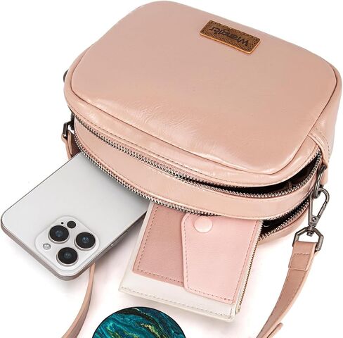 Wrangler Crossbody Bags for Women Shoulder Handbag with Dual Zipper Design in Saudi Arabia