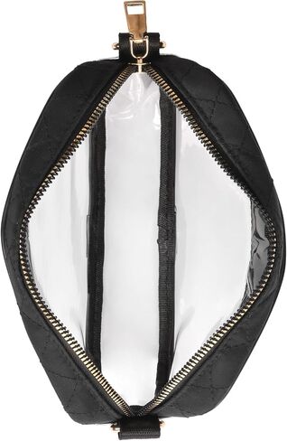 Clear Crossbody Bag Stadium Approved, Clear Bag for Stadium Events, Small Clear Purses for Women Stadium Crossbody in Saudi Arabia