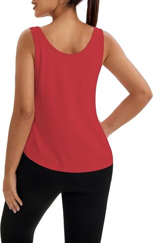 Bestisun Sleeveless Open Back Workout Tops Backless Athletic Yoga Gym Shirts for Women in Kuwait