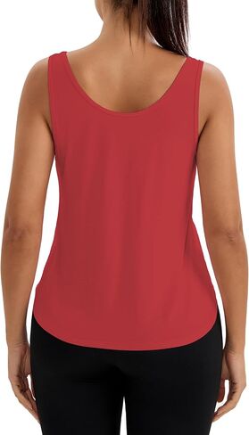 Bestisun Sleeveless Open Back Workout Tops Backless Athletic Yoga Gym Shirts for Women in Kuwait