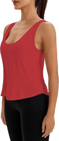 Bestisun Sleeveless Open Back Workout Tops Backless Athletic Yoga Gym Shirts for Women in Kuwait