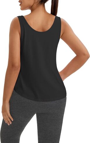 Bestisun Sleeveless Open Back Workout Tops Backless Athletic Yoga Gym Shirts for Women in Kuwait