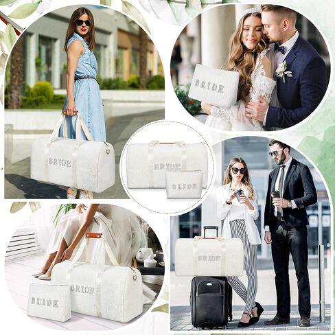 Bride Weekender Bags Bag Bag Wedding Travel Duffel Bag Konder Weekender Bag بين عشية وضحا in Kuwait