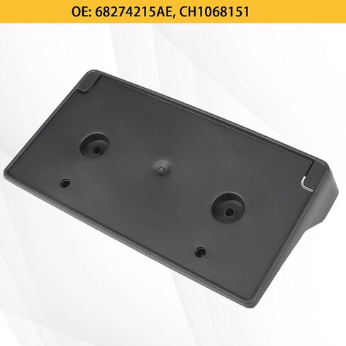 Front Bumper License Plate Frame Bracket Holder Compatible for Dodge Ram 1500 2019 2020 2021 2022 2023 2024 68274215AE CH1068151 in Kuwait