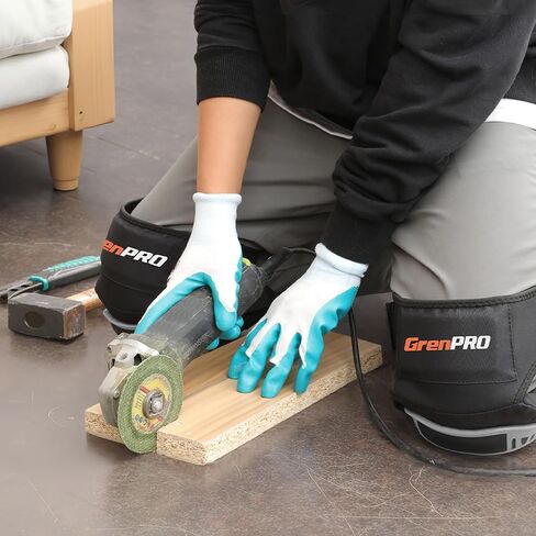 Professional Knee Pads for Work,Heavy Duty Thick Foam Knee Pads Tools, Knee Pad with Soft Gel Cushion for Construction, Work, Flooring, Gardening, Cleaning, Tiling in Saudi Arabia