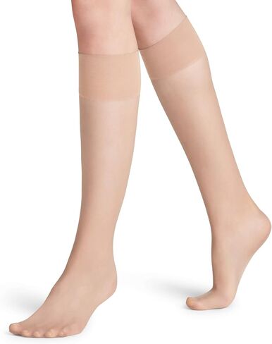 FALKE Women's Pure Matt 20 Denier Knee-High Socks, Matte, Casual or Dress, Fine Sheer Transparent, Sustainable Nylon in Saudi Arabia
