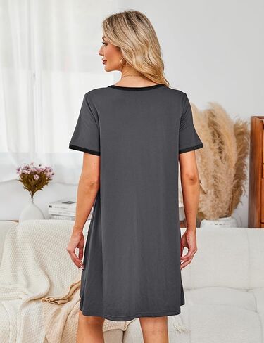 نساء سحاب رداء قصير الأكمام رداء الاستحمام خفيف الوزن بلون بلوك كوكان بيوبون مع جيوب in Kuwait