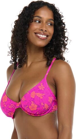 Body Glove Women’s Solo Inferwire D ، DD ، E ، F Cup Bikini Top Swimsuit مع تفاصيل خلفية قابلة للتعديل في اتجاهين in Saudi Arabia
