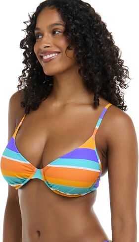 Body Glove Women's Solo Underwire D, Dd, E, F Cup Bikini Top Swimsuit with Adjustable 2-Way Back Detail in Saudi Arabia