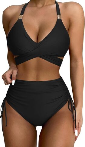 Suuksess Womens High Pherced Bikini مجموعات البطن in Kuwait