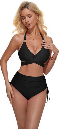 Suuksess Womens High Pherced Bikini مجموعات البطن in Kuwait