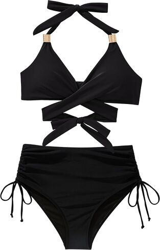 Suuksess Womens High Pherced Bikini مجموعات البطن in Kuwait