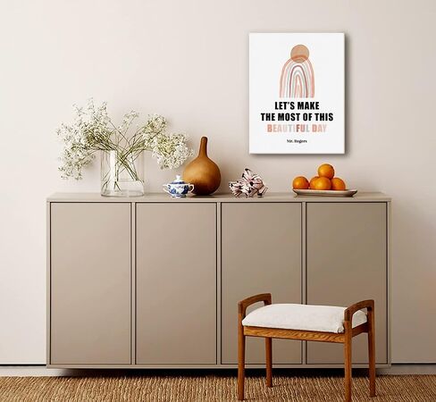 Ralph Waldo Emerson Poem Motivational Quote, Finish Each Day Inspirational Quote Decor, Canvas Prints Poster Wall Art for Home Decor, Gift for Home and Office Decor Under, Size 12x15 in Saudi Arabia