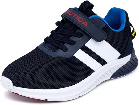 Nautica Kids Boys Sneakers – Youth Athletic Running Shoe with One-Strap Bungee Design | Little Kid/Big Kid Sizes Performance & Style in Saudi Arabia