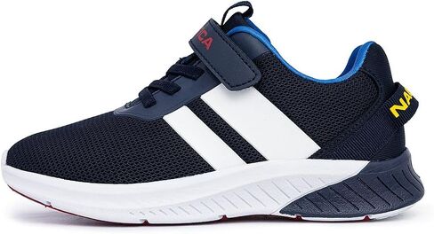 Nautica Kids Boys Sneakers – Youth Athletic Running Shoe with One-Strap Bungee Design | Little Kid/Big Kid Sizes Performance & Style in Saudi Arabia
