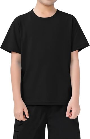 VOGRYE 2 Pack Boys Shirts Short Sleeve Shirts for Boys Cotton T-Shirts Kids Toddler Tshirts Tees Clothes Summer Tops in Saudi Arabia