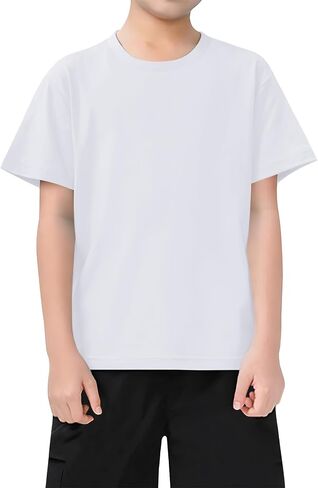 VOGRYE 2 Pack Boys Shirts Short Sleeve Shirts for Boys Cotton T-Shirts Kids Toddler Tshirts Tees Clothes Summer Tops in Saudi Arabia