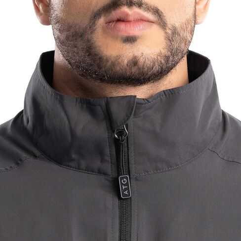 ATG Men's Color Block Performance Full Zip Jacket in Saudi Arabia