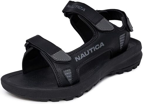 Nautica Men's Athletic Sport Sandals – Adjustable Strap, Comfortable Open-Toe Hiking & Walking Sandals with Cushioned Sole in Saudi Arabia
