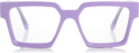 Kursan Square Black Glasses for Women Men Retro Oversized Thick Frame Clear Lens Eyeglasses in Saudi Arabia