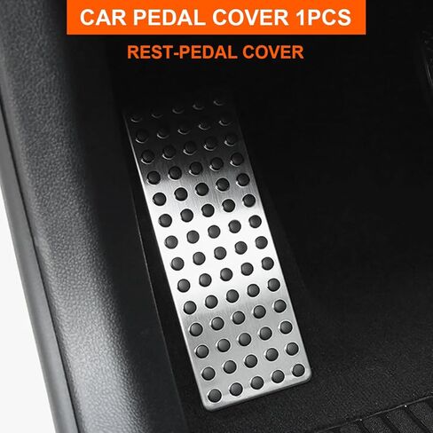 Stainless Steel Footrest Pedal Cover Compatible with Mercedes-Benz A C E CLA GLA GLK Class W176 C117 X156 W204 W205 W212 X204 Accessories Foot Rest Dead Pedal Cap in Kuwait