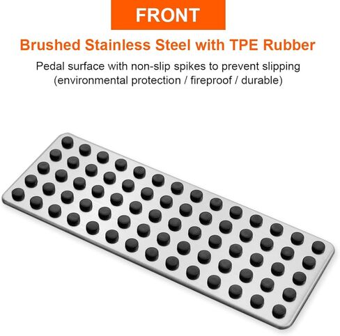 Stainless Steel Footrest Pedal Cover Compatible with Mercedes-Benz A C E CLA GLA GLK Class W176 C117 X156 W204 W205 W212 X204 Accessories Foot Rest Dead Pedal Cap in Kuwait