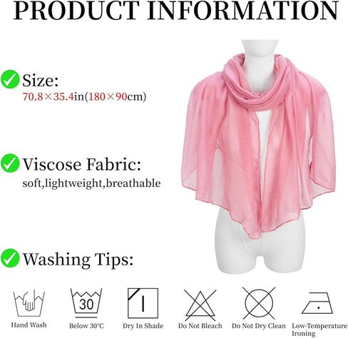 وشاح القطن للنساء أزياء ألوان صلبة الحجاب الأوشحة خفيفة الوزن شال الصيف خريف الشتاء الشعر in Kuwait