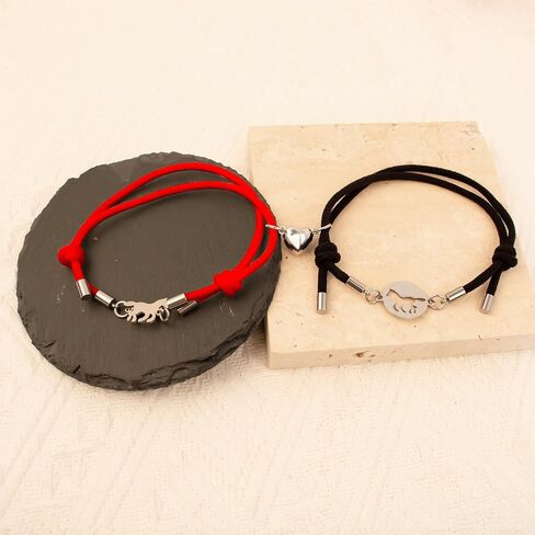 LINY Matching Horse Bracelets for Couples Sisters Best Friends 2Pcs Promise Bracelet Relationship Gifts for Her Him Birthday Gifts in Saudi Arabia