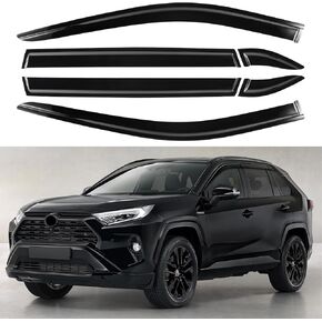 Window Visors Rain Guards for Toyota Rav4 2019 2020 2021 2022 2023 2024 Side Window Deflectors Vent Visor