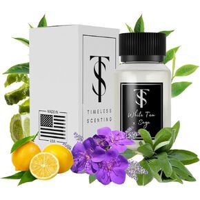 White Tea and Sage Hotel Diffuser Oil Aromatherapy- Premiere Luxury Home Fragrance Essential Oil - Best Smelling Fragrance Oil Diffuser - 5 Star Scents for Home-120 ml