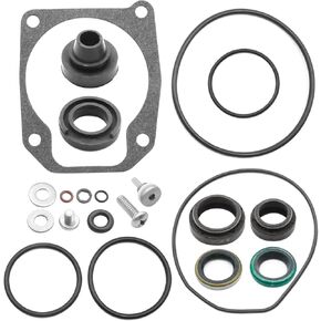 433550 Gear Dase Seal Kit ، استبدال لـ Johnson Evinrude 40HP 48HP 50HP 2-Stroke Outboard Engine 1989-2005 ، يحل محل 0433550 0777551 777551 87614 18-2694