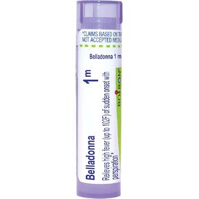 Boiron Belladonna 1M for High Fever of Sudden Onset with Perspiration - 80 Pellets